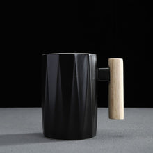 Load image into Gallery viewer, ceramic coffee mug with lid and spoon tazas de ceramica creativas tumblers coffe mugs tea milk cup office home leisure cafe cup
